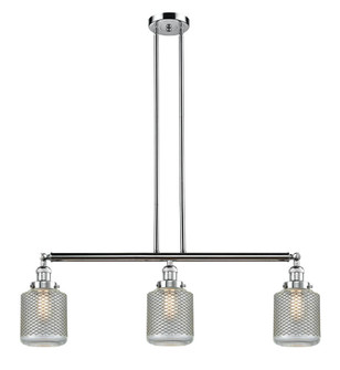 Stanton - 3 Light - 39 inch - Polished Chrome - Stem Hung - Adjustable Island Light (3442|213-PC-G262-LED)