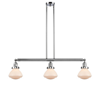 Olean - 3 Light - 39 inch - Polished Chrome - Stem Hung - Adjustable Island Light (3442|213-PC-G321-LED)