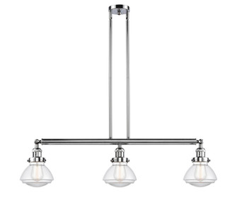 Olean - 3 Light - 39 inch - Polished Chrome - Stem Hung - Adjustable Island Light (3442|213-PC-G322)