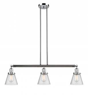 Cone - 3 Light - 39 inch - Polished Chrome - Stem Hung - Island Light (3442|213-PC-G64)