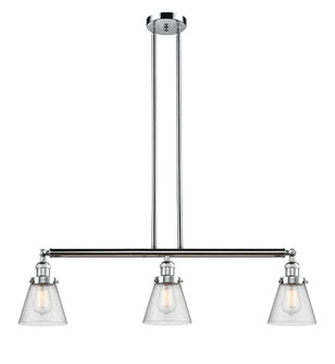 Cone - 3 Light - 39 inch - Polished Chrome - Stem Hung - Adjustable Island Light (3442|213-PC-G64)