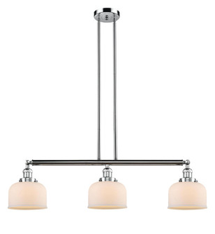 Bell - 3 Light - 41 inch - Polished Chrome - Stem Hung - Adjustable Island Light (3442|213-PC-G71-LED)