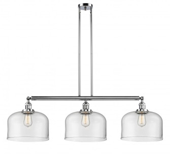Bell - 3 Light - 42 inch - Polished Chrome - Stem Hung - Adjustable Island Light (3442|213-PC-G72-L-LED)
