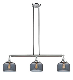 Bell - 3 Light - 41 inch - Polished Chrome - Stem Hung - Adjustable Island Light (3442|213-PC-G73)
