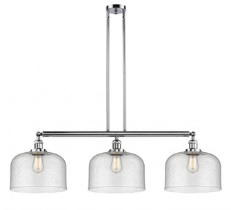 Bell - 3 Light - 42 inch - Polished Chrome - Stem Hung - Adjustable Island Light (3442|213-PC-G74-L-LED)