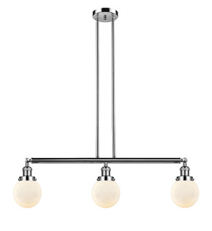 Beacon - 3 Light - 39 inch - Polished Nickel - Stem Hung - Adjustable Island Light (3442|213-PN-G201-6-LED)