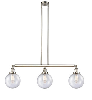Beacon - 3 Light - 41 inch - Polished Nickel - Stem Hung - Adjustable Island Light (3442|213-PN-G204-8)