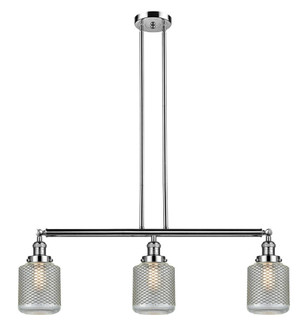 Stanton - 3 Light - 39 inch - Polished Nickel - Stem Hung - Adjustable Island Light (3442|213-PN-G262)