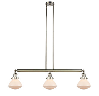 Olean - 3 Light - 39 inch - Polished Nickel - Stem Hung - Adjustable Island Light (3442|213-PN-G321)