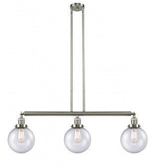 Beacon - 3 Light - 41 inch - Brushed Satin Nickel - Stem Hung - Island Light (3442|213-SN-G204-8)