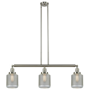 Stanton - 3 Light - 39 inch - Brushed Satin Nickel - Stem Hung - Adjustable Island Light (3442|213-SN-G262)
