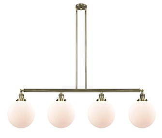 Beacon - 4 Light - 54 inch - Antique Brass - Stem Hung - Adjustable Island Light (3442|214-AB-G201-10)