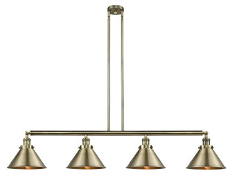 Briarcliff - 4 Light - 55 inch - Antique Brass - Stem Hung - Adjustable Island Light (3442|214-AB-M10-AB-LED)