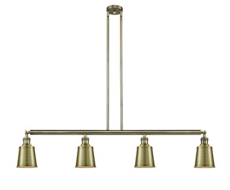 Addison - 4 Light - 50 inch - Antique Brass - Stem Hung - Adjustable Island Light (3442|214-AB-M9-AB)