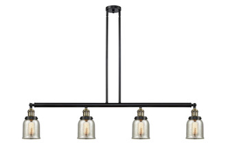 Bell - 4 Light - 50 inch - Black Antique Brass - Stem Hung - Adjustable Island Light (3442|214-BAB-G58-LED)