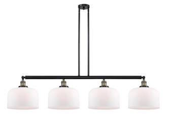 Bell - 4 Light - 54 inch - Black Antique Brass - Stem Hung - Adjustable Island Light (3442|214-BAB-G71-L-LED)