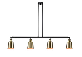 Addison - 4 Light - 50 inch - Black Antique Brass - Stem Hung - Adjustable Island Light (3442|214-BAB-M9-AB-LED)
