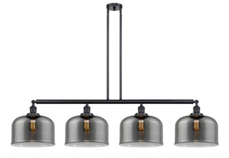 Bell - 4 Light - 54 inch - Matte Black - Stem Hung - Island Light (3442|214-BK-G73-L-LED)