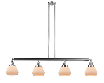Fulton - 4 Light - 51 inch - Polished Chrome - Stem Hung - Adjustable Island Light (3442|214-PC-G171)