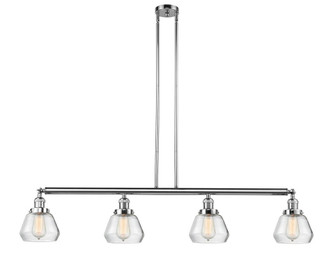 Fulton - 4 Light - 51 inch - Polished Chrome - Stem Hung - Adjustable Island Light (3442|214-PC-G172)
