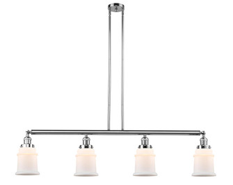 Canton - 4 Light - 51 inch - Polished Chrome - Stem Hung - Adjustable Island Light (3442|214-PC-G181)
