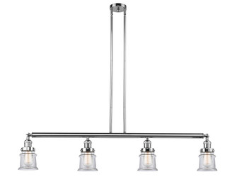 Canton - 4 Light - 51 inch - Polished Chrome - Stem Hung - Adjustable Island Light (3442|214-PC-G182S-LED)