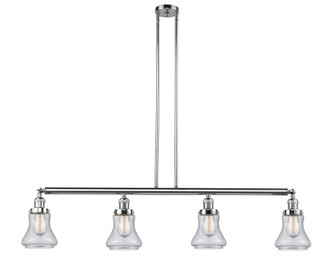 Bellmont - 4 Light - 51 inch - Polished Chrome - Stem Hung - Adjustable Island Light (3442|214-PC-G194-LED)