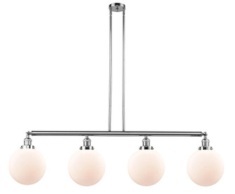 Beacon - 4 Light - 54 inch - Polished Chrome - Stem Hung - Adjustable Island Light (3442|214-PC-G201-10)