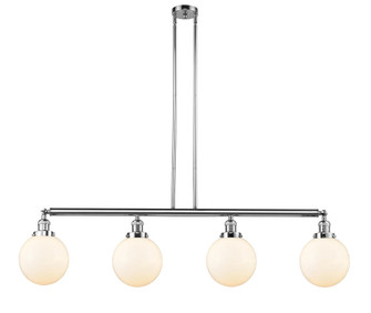 Beacon - 4 Light - 53 inch - Polished Chrome - Stem Hung - Adjustable Island Light (3442|214-PC-G201-8)