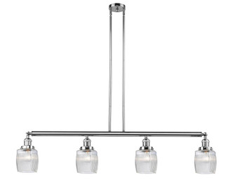 Colton - 4 Light - 50 inch - Polished Chrome - Stem Hung - Adjustable Island Light (3442|214-PC-G302-LED)