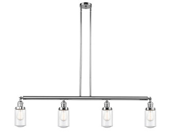 Dover - 4 Light - 49 inch - Polished Chrome - Stem Hung - Adjustable Island Light (3442|214-PC-G314)