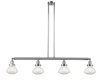 Olean - 4 Light - 51 inch - Polished Chrome - Stem Hung - Adjustable Island Light (3442|214-PC-G322)