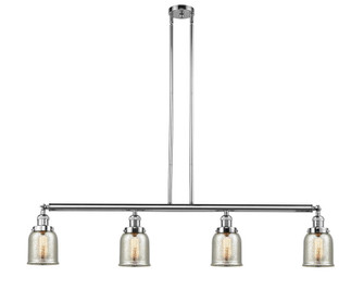 Bell - 4 Light - 50 inch - Polished Chrome - Stem Hung - Adjustable Island Light (3442|214-PC-G58-LED)