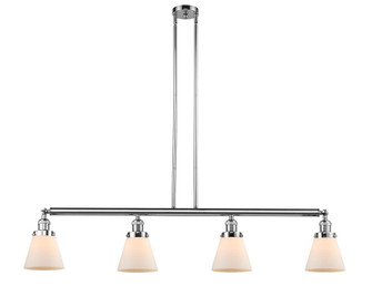 Cone - 4 Light - 51 inch - Polished Chrome - Stem Hung - Adjustable Island Light (3442|214-PC-G61-LED)