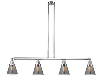 Cone - 4 Light - 51 inch - Polished Chrome - Stem Hung - Adjustable Island Light (3442|214-PC-G63)