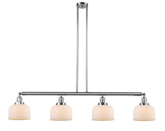 Bell - 4 Light - 53 inch - Polished Chrome - Stem Hung - Adjustable Island Light (3442|214-PC-G71)