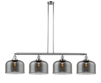 Bell - 4 Light - 54 inch - Polished Chrome - Stem Hung - Adjustable Island Light (3442|214-PC-G73-L)