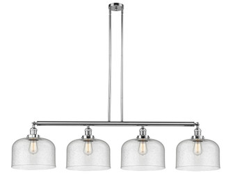 Bell - 4 Light - 54 inch - Polished Chrome - Stem Hung - Adjustable Island Light (3442|214-PC-G74-L-LED)