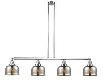 Bell - 4 Light - 53 inch - Polished Chrome - Stem Hung - Adjustable Island Light (3442|214-PC-G78)