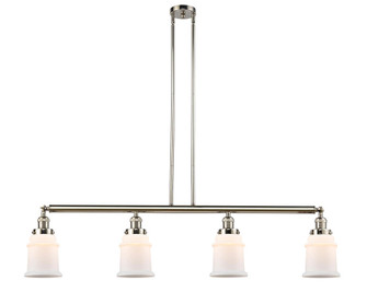 Canton - 4 Light - 51 inch - Polished Nickel - Stem Hung - Adjustable Island Light (3442|214-PN-G181-LED)