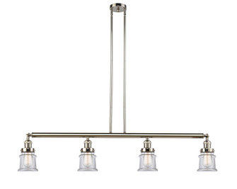 Canton - 4 Light - 51 inch - Polished Nickel - Stem Hung - Adjustable Island Light (3442|214-PN-G182S)