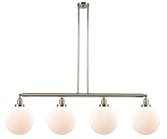 Beacon - 4 Light - 54 inch - Polished Nickel - Stem Hung - Adjustable Island Light (3442|214-PN-G201-10)