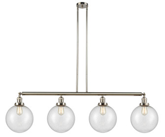 Beacon - 4 Light - 54 inch - Polished Nickel - Stem Hung - Adjustable Island Light (3442|214-PN-G204-10)