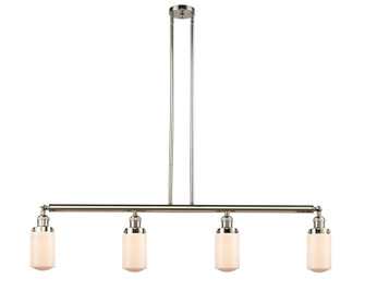 Dover - 4 Light - 49 inch - Polished Nickel - Stem Hung - Adjustable Island Light (3442|214-PN-G311-LED)