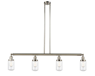 Dover - 4 Light - 49 inch - Polished Nickel - Stem Hung - Adjustable Island Light (3442|214-PN-G312)