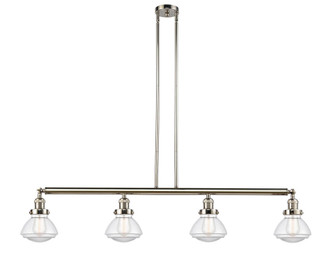 Olean - 4 Light - 51 inch - Polished Nickel - Stem Hung - Adjustable Island Light (3442|214-PN-G322-LED)
