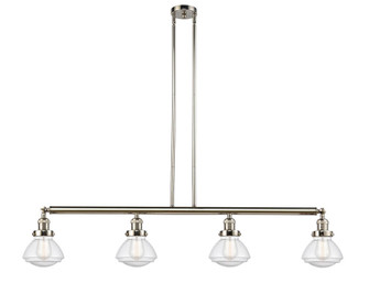 Olean - 4 Light - 51 inch - Polished Nickel - Stem Hung - Adjustable Island Light (3442|214-PN-G324)