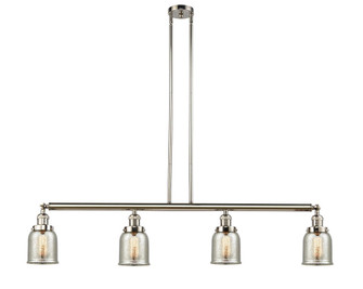 Bell - 4 Light - 50 inch - Polished Nickel - Stem Hung - Adjustable Island Light (3442|214-PN-G58-LED)