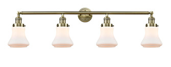 Bellmont - 4 Light - 42 inch - Antique Brass - Adjustable Bath Vanity Light (3442|215-AB-G191-LED)