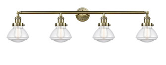 Olean - 4 Light - 43 inch - Antique Brass - Adjustable Bath Vanity Light (3442|215-AB-G322-LED)
